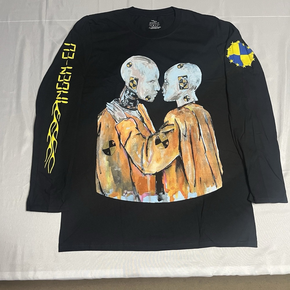Asap Rocky "The Injured Generation" Tour Long Sleeve 2019 Black Size Small
